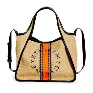 AUTHENTIC/AUTHENTICATED Logo Stripe Canvas Crossbody Bag
STELLA MCCARTNEY